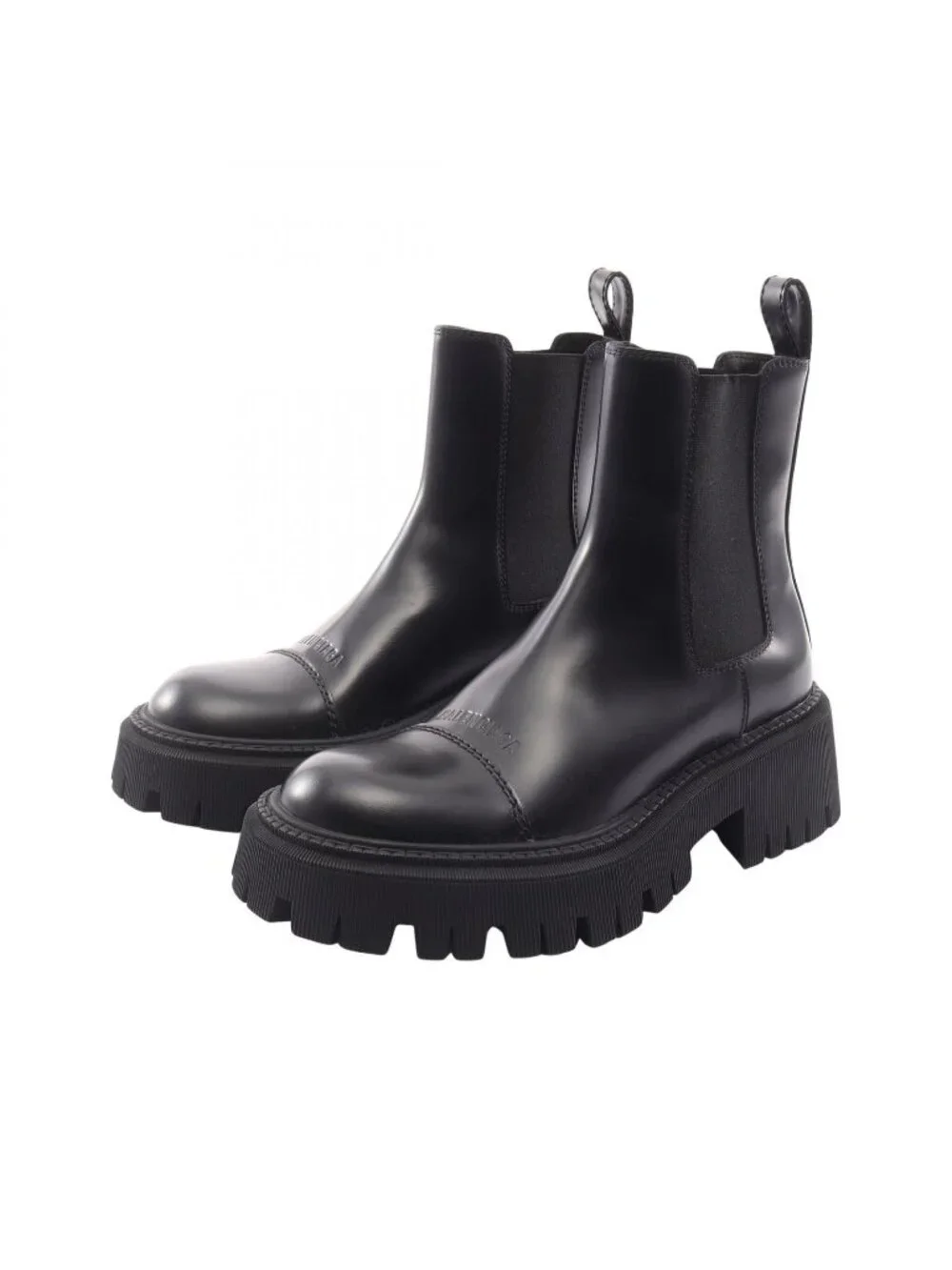 Balenciaga Boots Tractor Leather